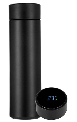 Termo Inteligente LED de Acero Inoxidable | Conserva Frío y Calor por Horas